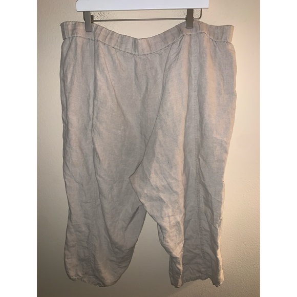 Eileen Fisher Organic Linen Pants Women’s 1X - Picture 2 of 4